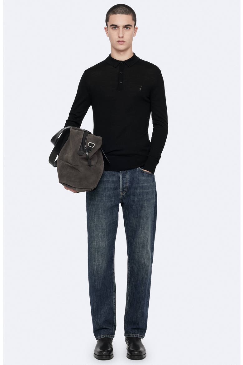 Straight Leg Jeans, Alternate, color, DARK INDIGO
