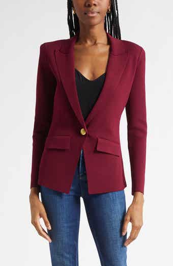 L'AGENCE Chamberlain Knit Blazer