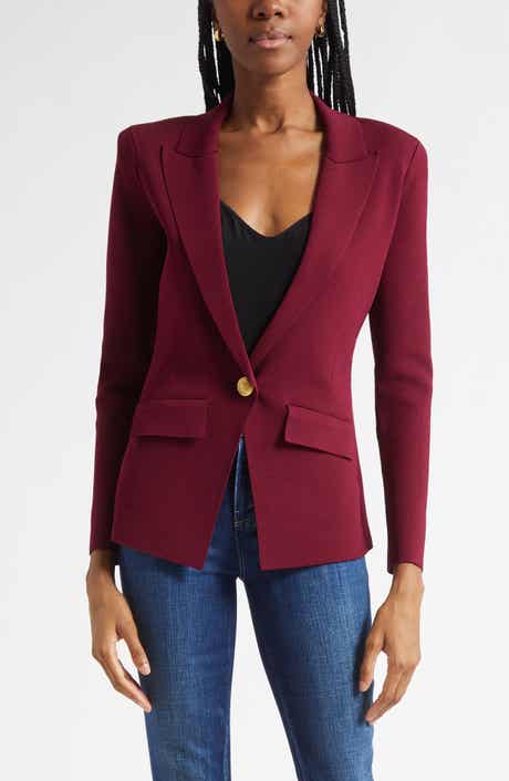L'AGENCE Chamberlain Knit Blazer