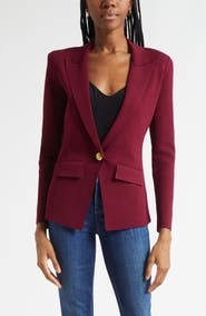L'AGENCE Chamberlain Knit Blazer
