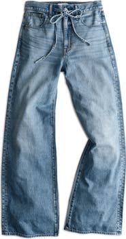 Madewell The Ultimate Wide Leg Drawstring Airy Denim Jeans