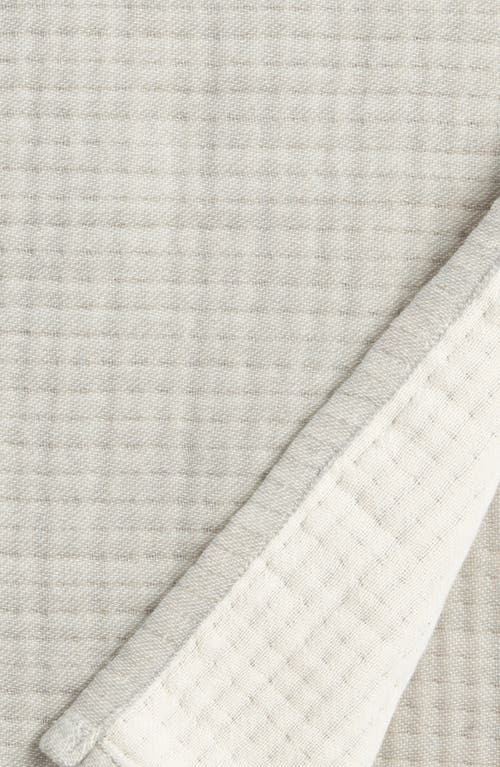 Nordstrom Colorblock Cotton Throw Blanket In Grey Griffin Multi