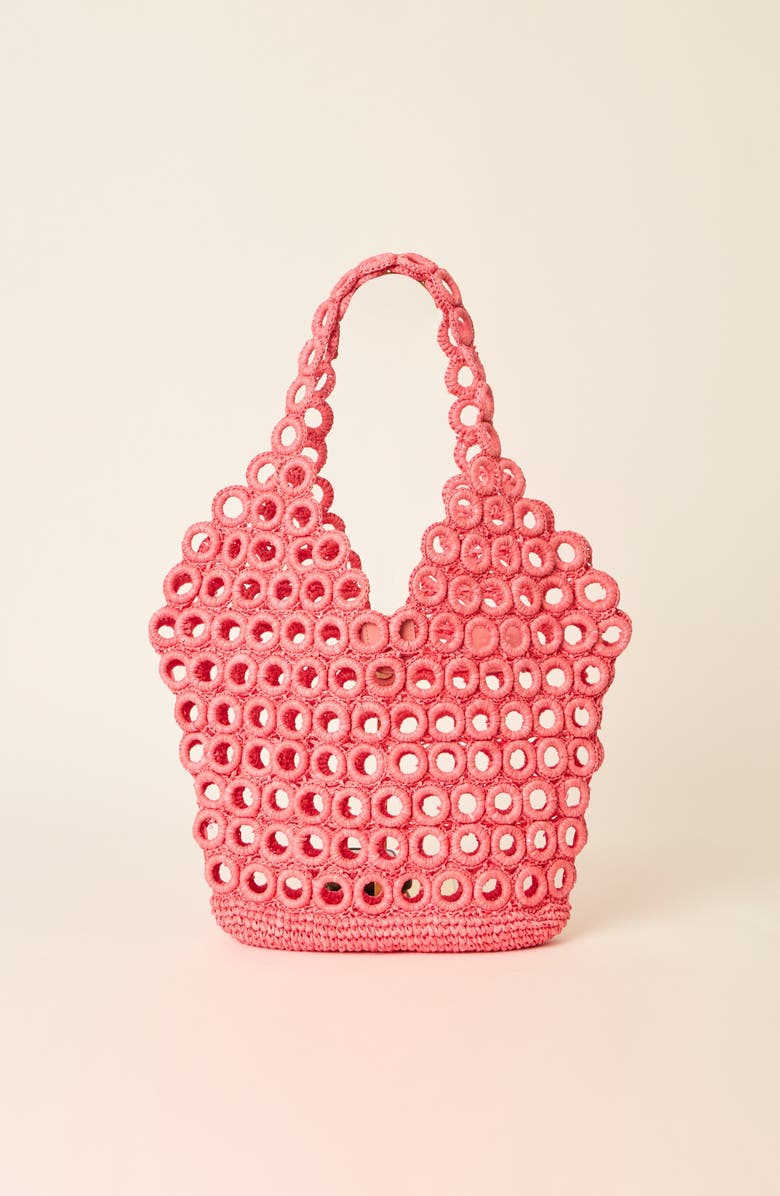 BTB Los Angeles Demi Large Tote, Main, color, Fuschia
