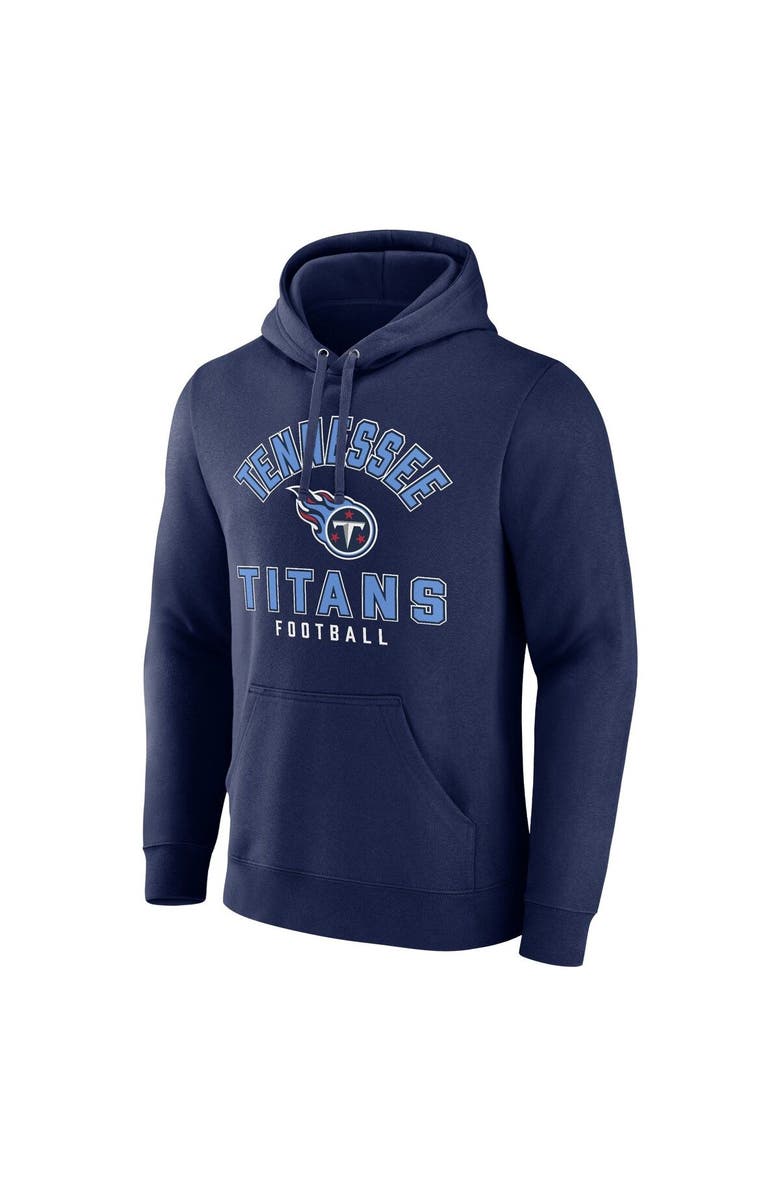 FANATICS Men's Fanatics Branded  Navy Tennessee Titans Between the Pylons Pullover Hoodie, Alternate, color, 