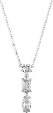 NORDSTROM RACK Cubic Zirconia Drop Pendant Necklace