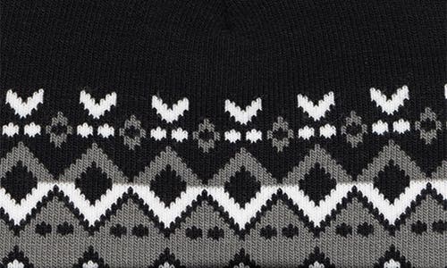 Herschel Supply Co . Elmer Fair Isle Beanie In Black