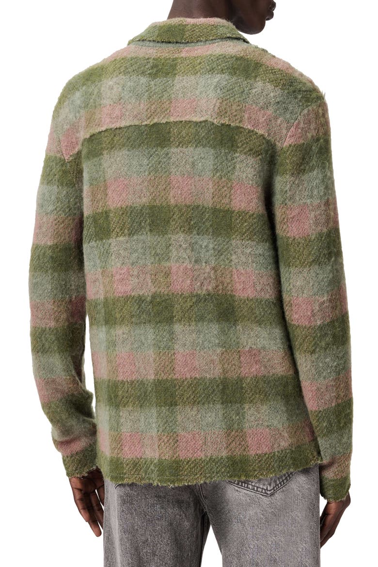Adler Distressed Cardigan, Alternate, color, SUNBAKED PINK