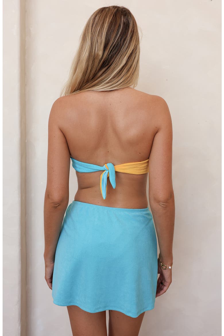 Tango Skirt, Alternate, color, Azure Terry