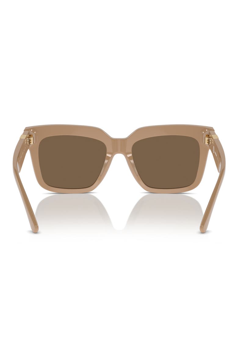 54mm Square Sunglasses, Alternate, color, BEIGE