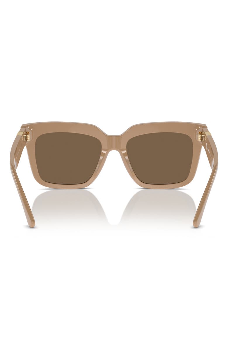 Burberry 54mm Square Sunglasses, Alternate, color, Beige