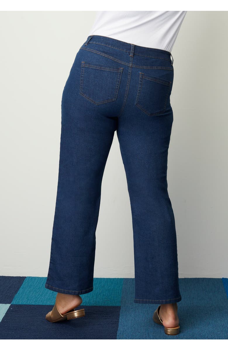 June + Vie June Fit Boyfriend Jeans, Alternate, color, Dark Blue
