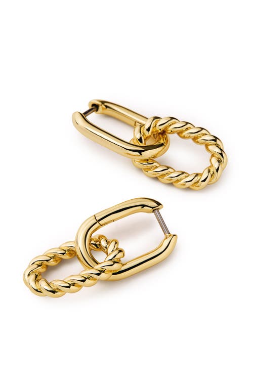 Ana Luisa Ash Double Mini Gold Drop Earrings In Gold