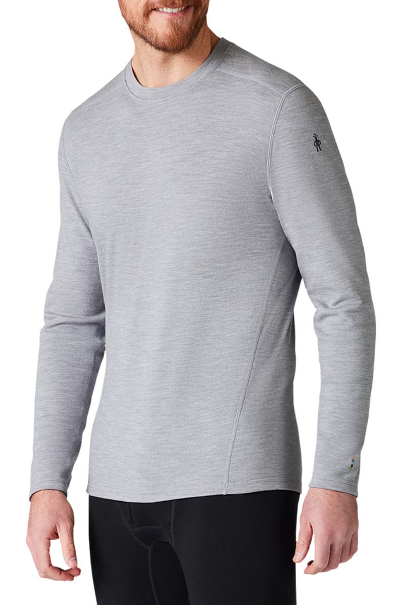 Smartwool Merino Wool Base Layer Long Sleeve T-Shirt, Main, color, 