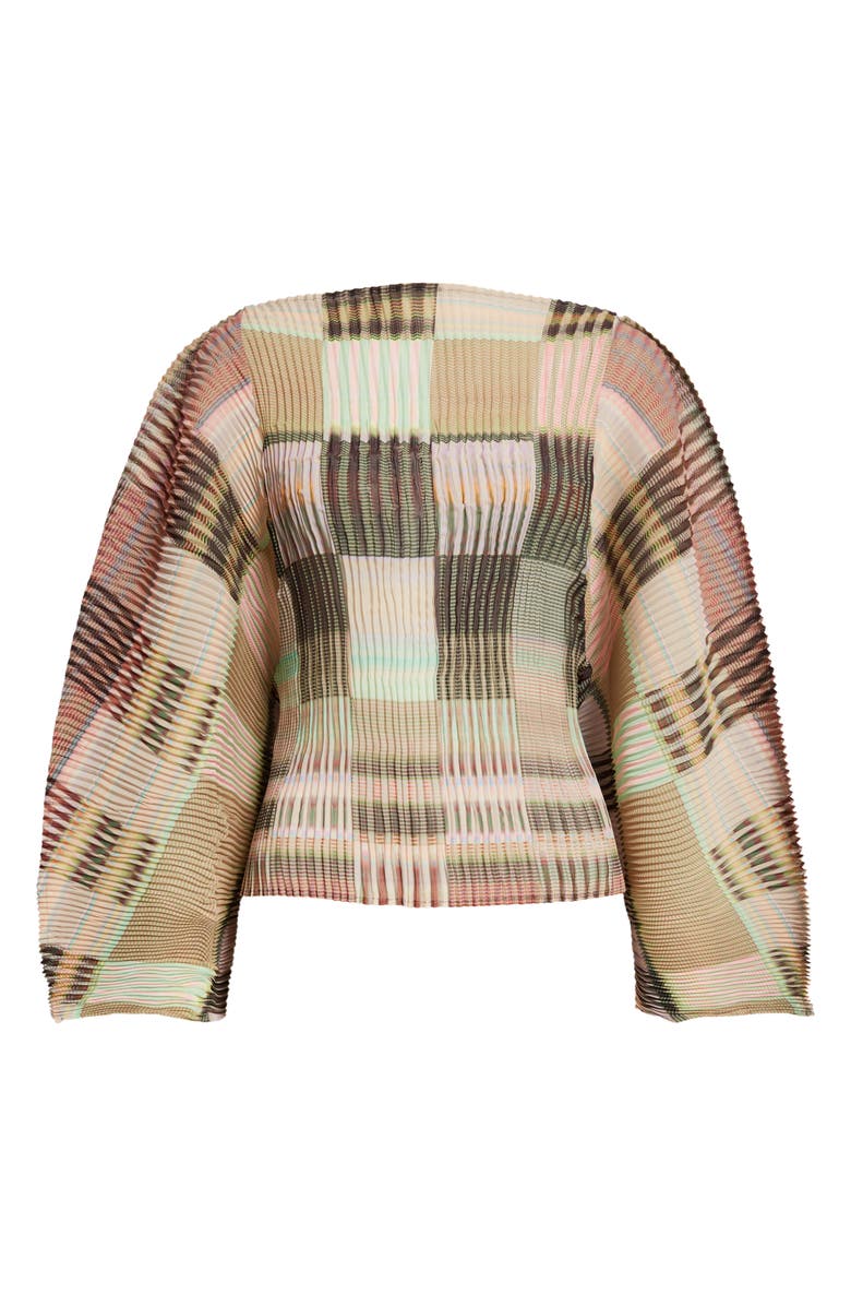 Julia Heuer Rana Plissé Pleated Top, Alternate, color, 