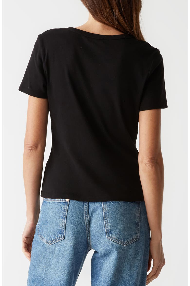 Mady Crew Neck T-Shirt, Alternate, color, BLACK