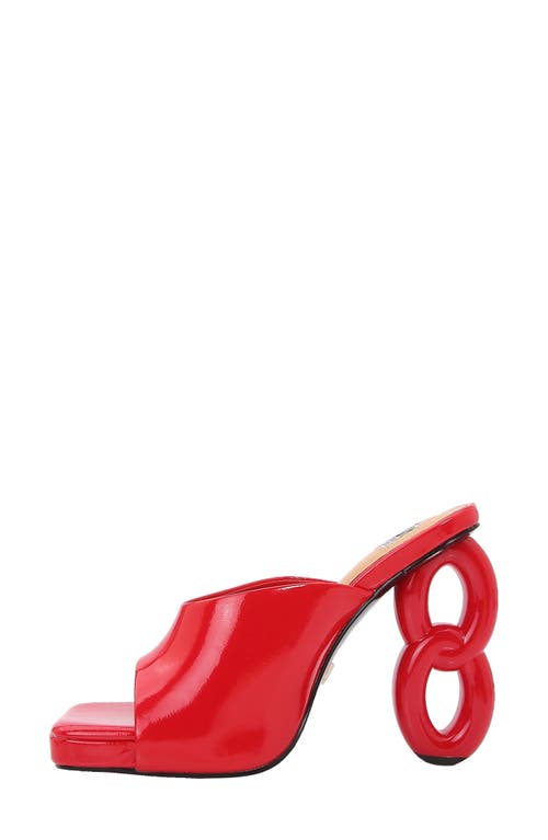 Ninety Union Cancun Slide Sandal In Red