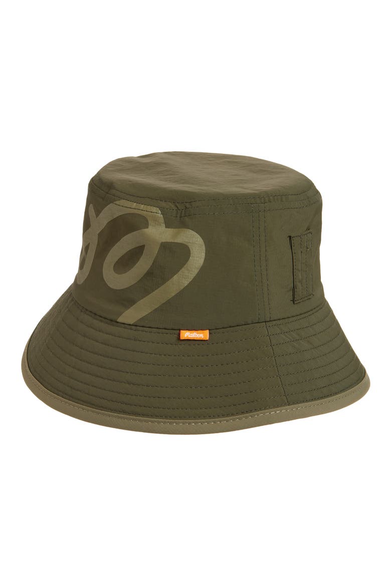 Ripstop Bucket Hat, Main, color, DARK OLIVE