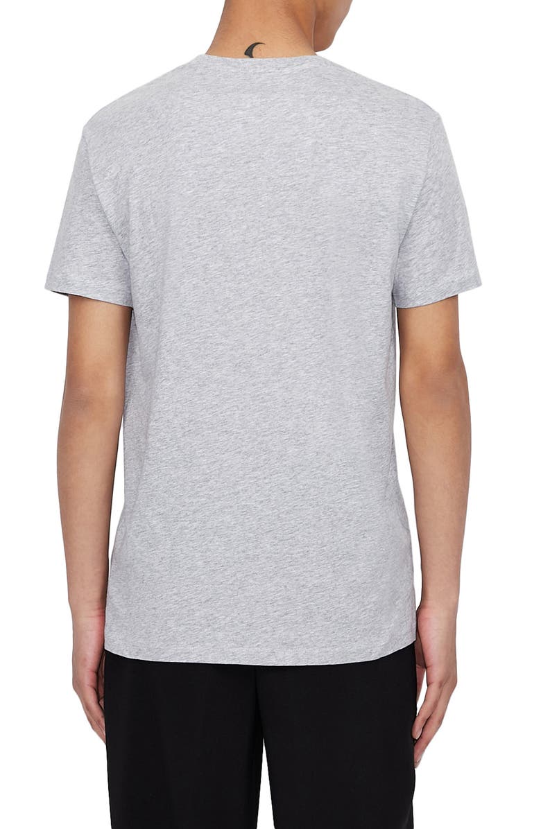 Armani Exchange Heathered V-Neck T-Shirt, Alternate, color, 