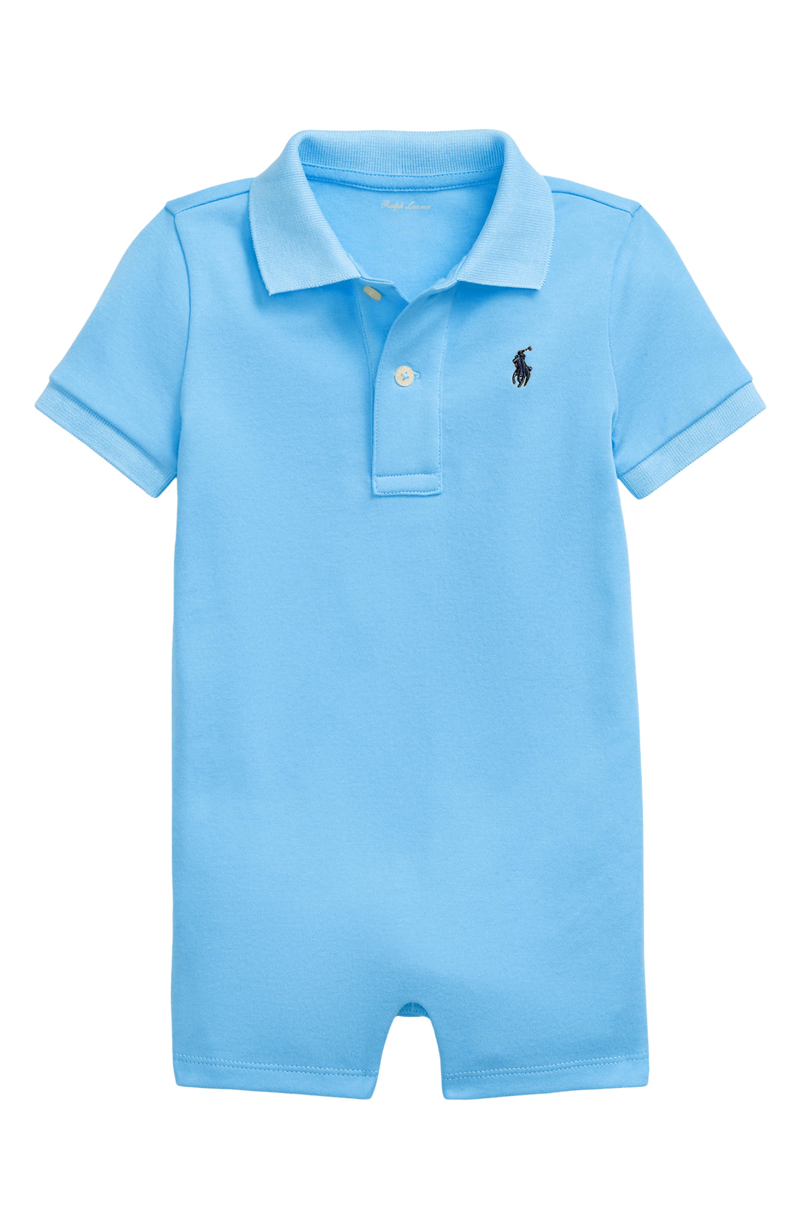Детские Ralph Lauren Cotton Polo Romper
