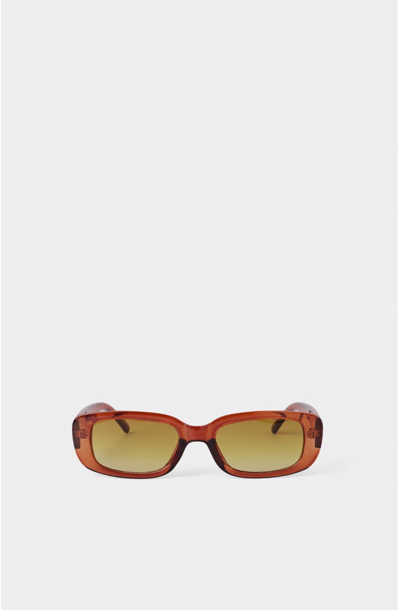 Katie Loxton Venice Sunglasses, Main, color, Amber Transparent