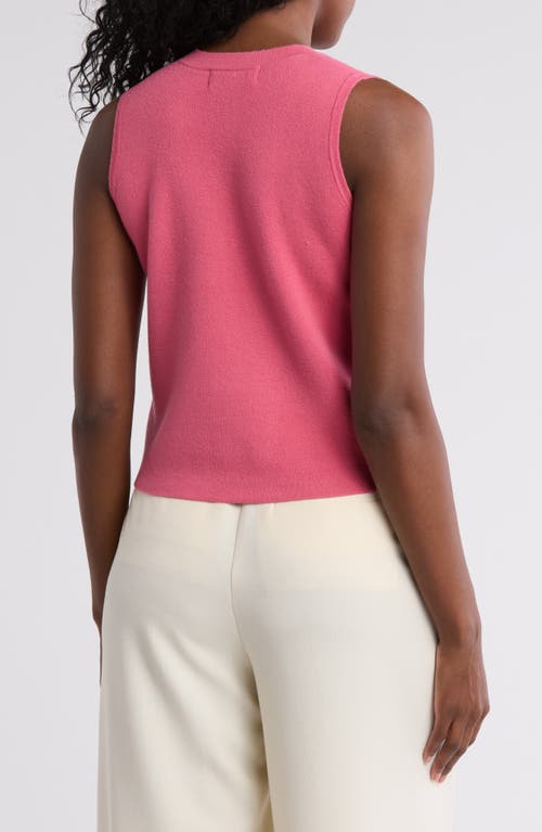 By Design Juniper Sweater Vest In Shocking Pink