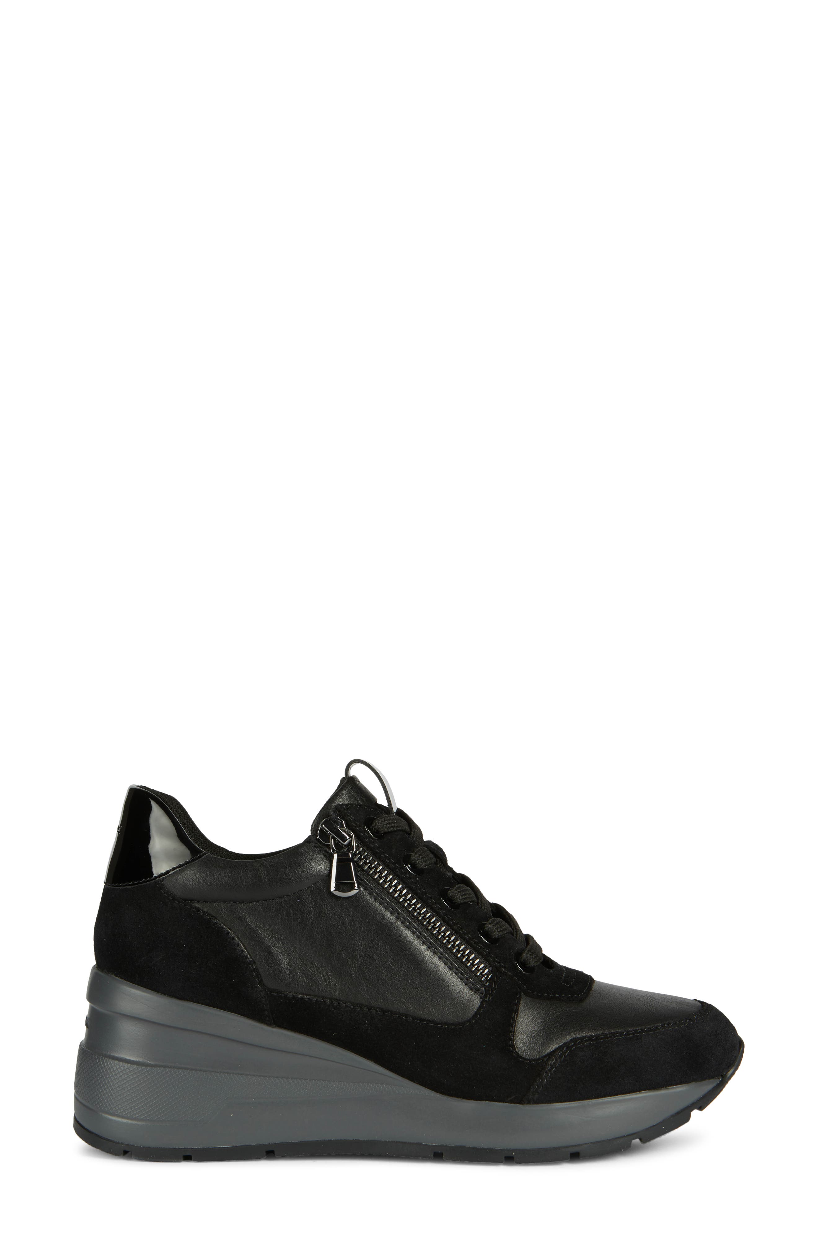 Geox Zosma Wedge Sneaker, Alternate, color, 