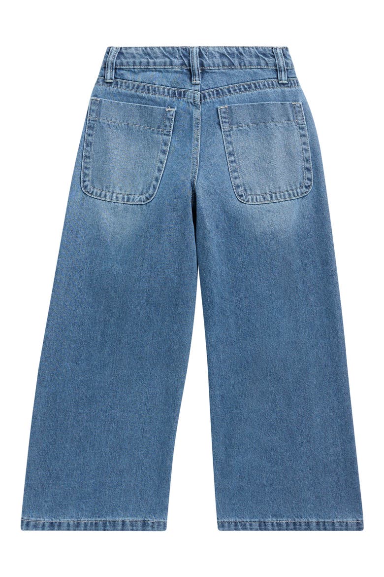 Kids' Ryder Flame Baggy Jeans, Alternate, color, 35M - MEDIUM WASH