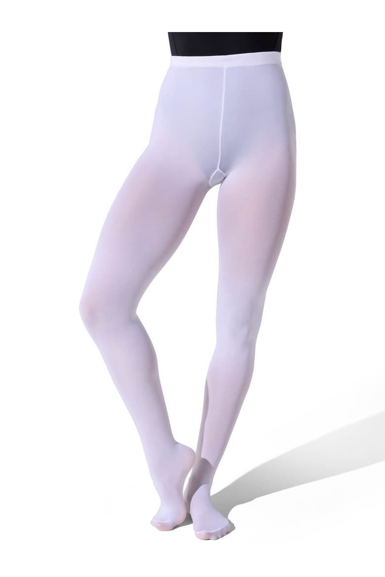 Classic Footed Tight, Alternate, color, white