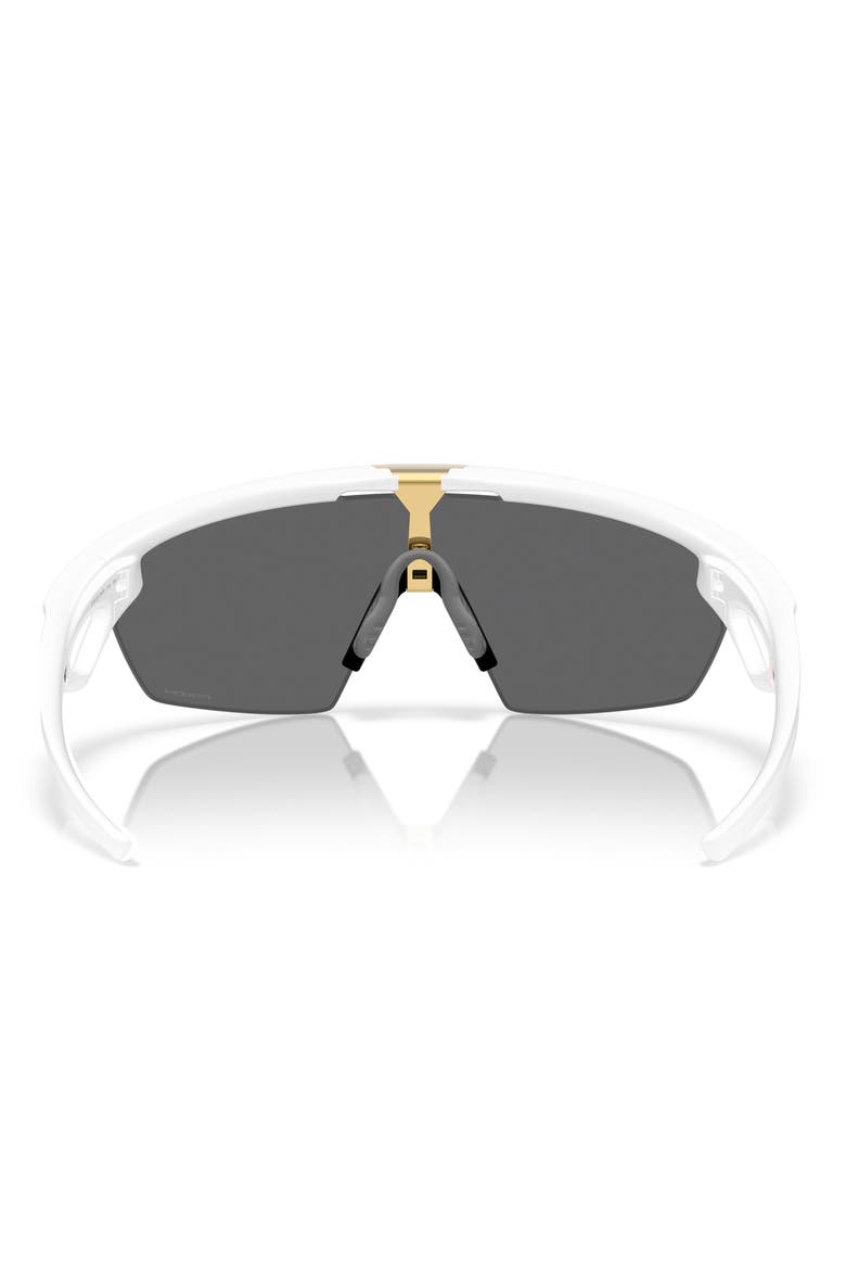 Prizm™ Road Sport 36mm Rectangular Sunglasses, Alternate, color, MATTE WHITE / PRIZM BLACK