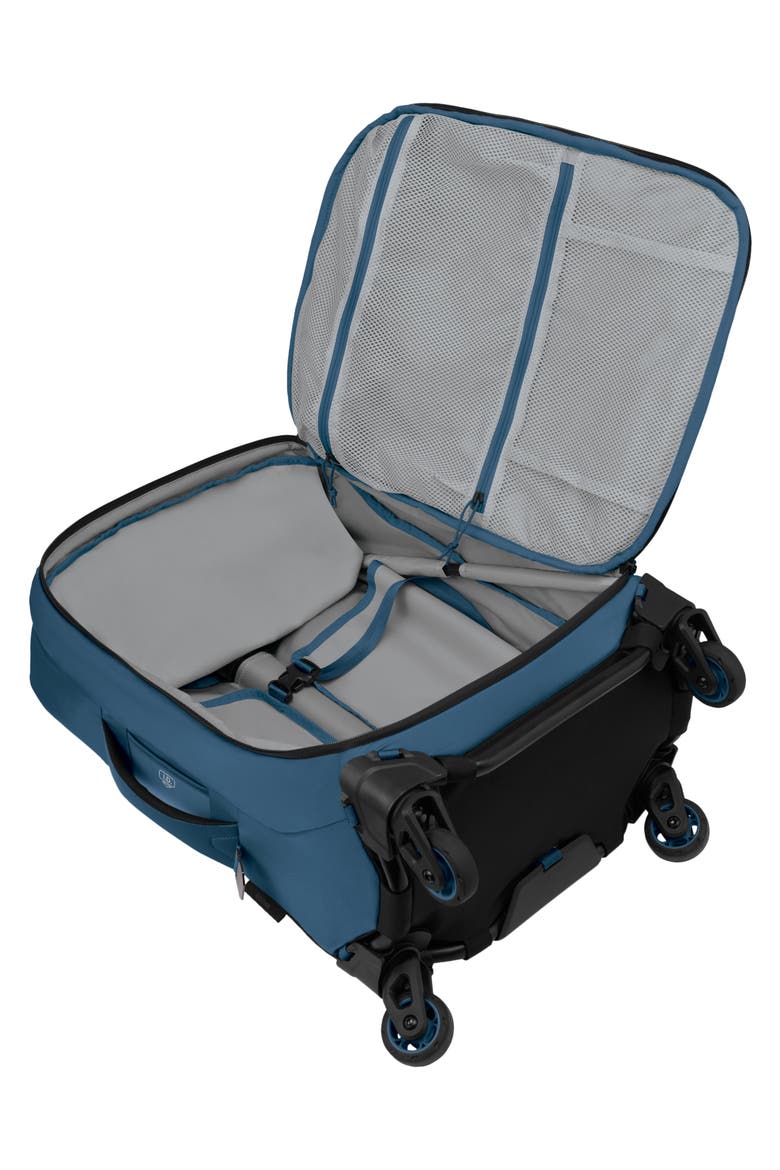 Ozone Four-Wheel 38-Liter Carry-On Suitcase, Alternate, color, COASTAL BLUE