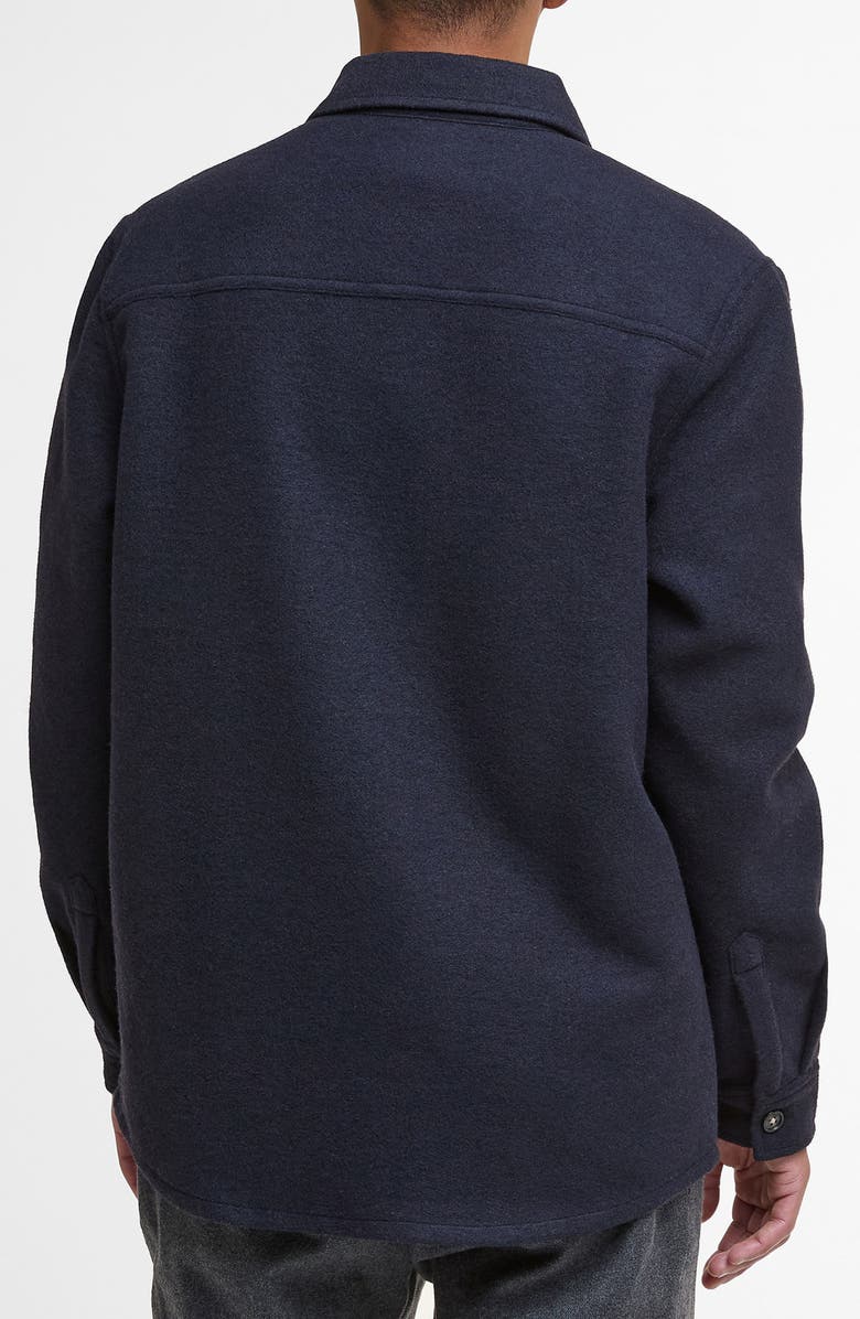 Barbour Marlow Tailored Overshirt, Alternate, color, Navy Marl