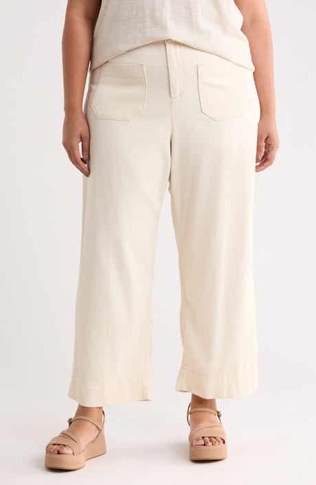 Sanctuary Soft Marine Wide Leg Crop Pants
