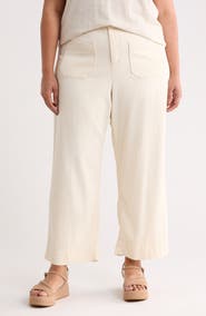 Sanctuary Soft Marine Wide Leg Crop Pants
