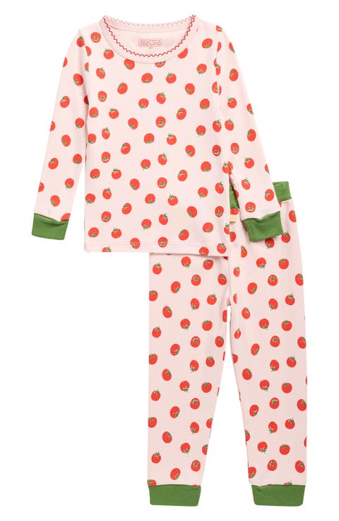 Riley Print Pima Cotton Fitted Pajamas