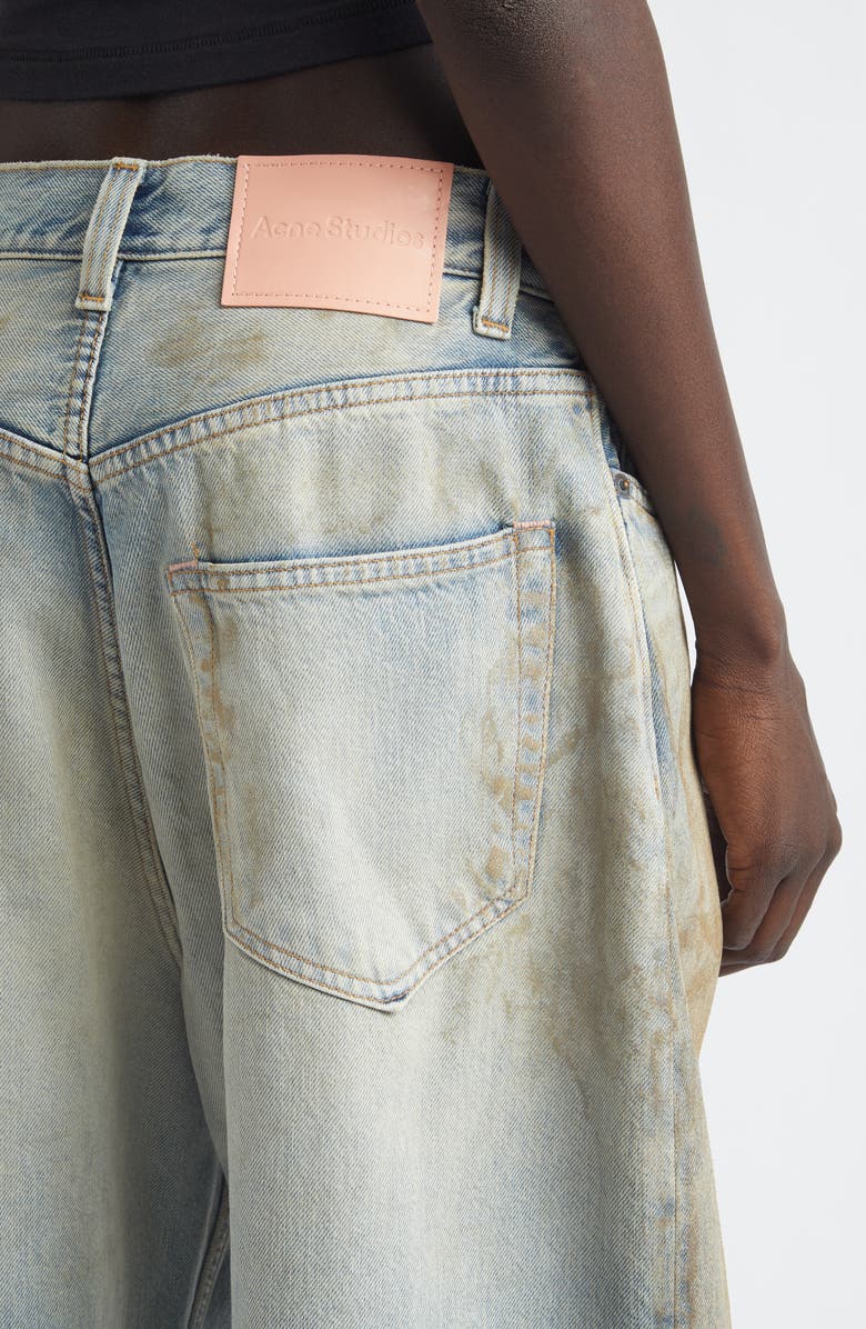 Acne Studios 2023 Loose Fit Baggy Wide Leg Jeans, Alternate, color, 