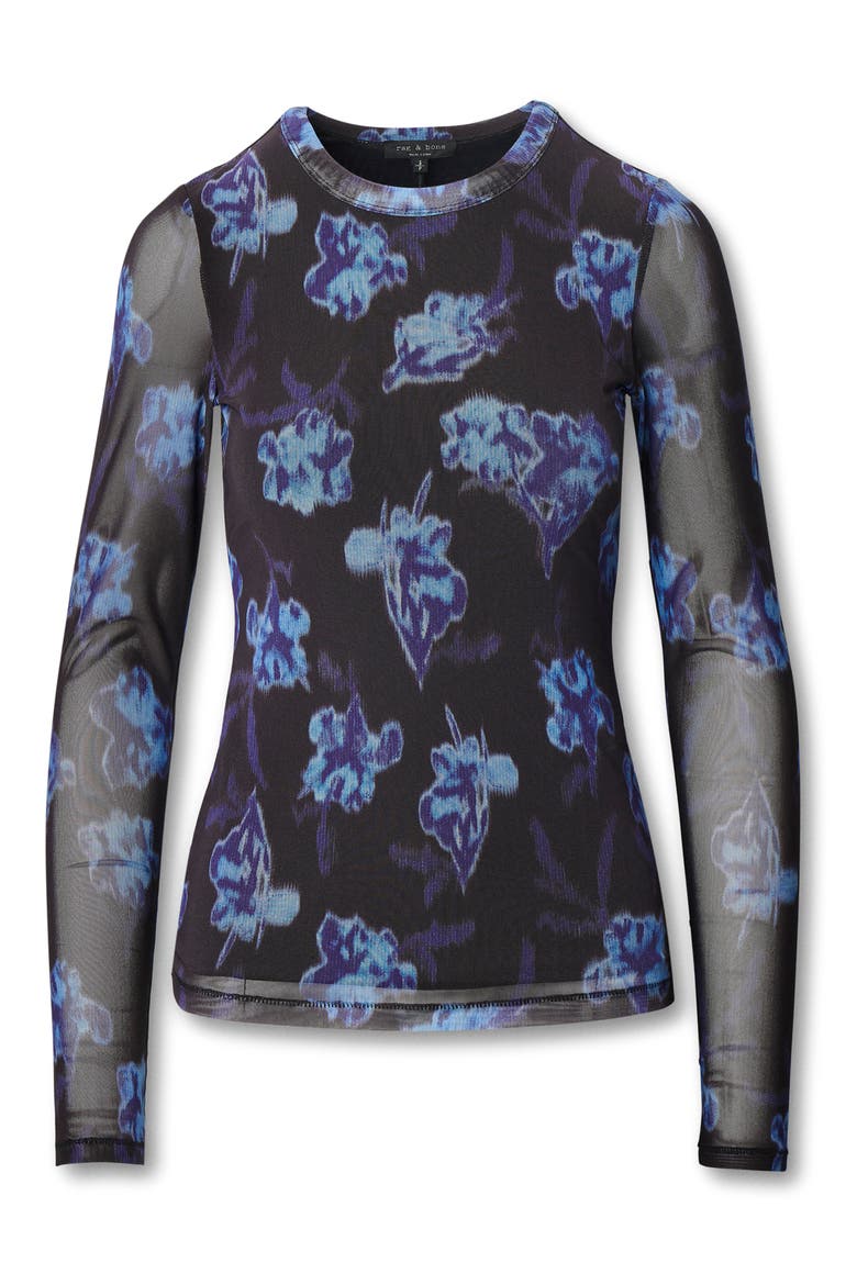 Yana Tie Dye Long Sleeve T-Shirt, Alternate, color, SALMT