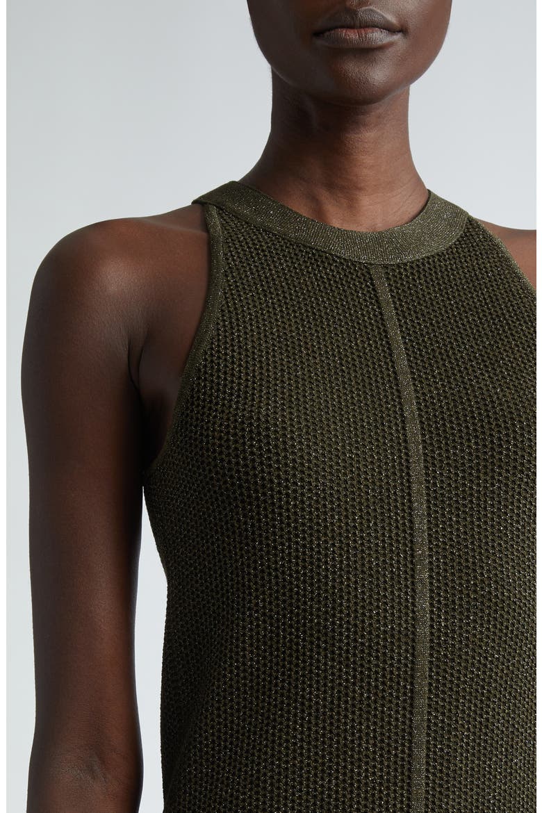 Two-Layer Stretch Mesh Dress, Alternate, color, CYPRESS