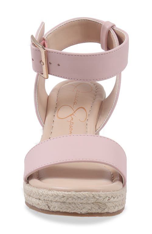 Jessica Simpson Kids' Asha Espadrille Wedge Sandal In Pink