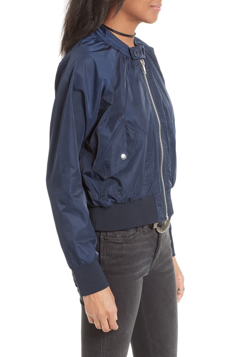 Midnight Bomber Jacket, Alternate, color, NAVY
