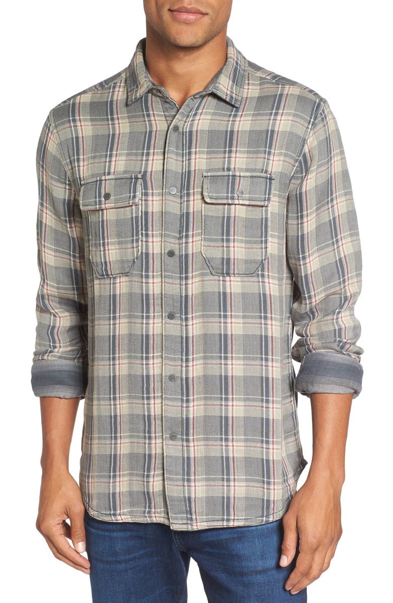 Jeremiah Melville Reversible Flannel Shirt, Main, color,