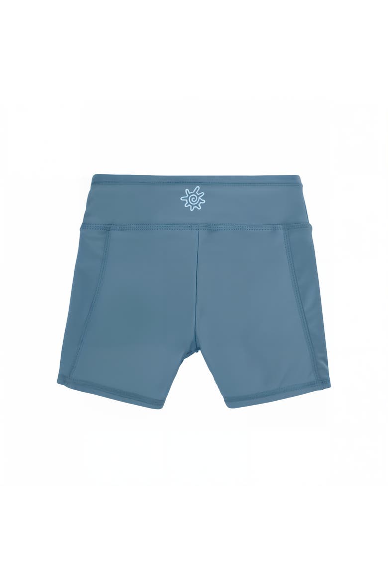 Reversible Active Swim Shorts, Alternate, color, Maui Hibiscus/Baltic