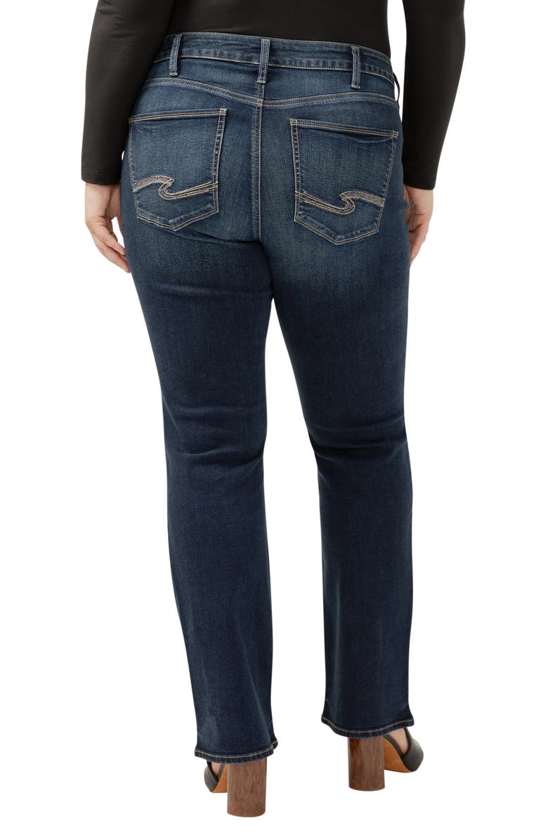 Silver Jeans Co. Avery Curvy High Waist Slim Bootcut Jeans, Alternate, color,