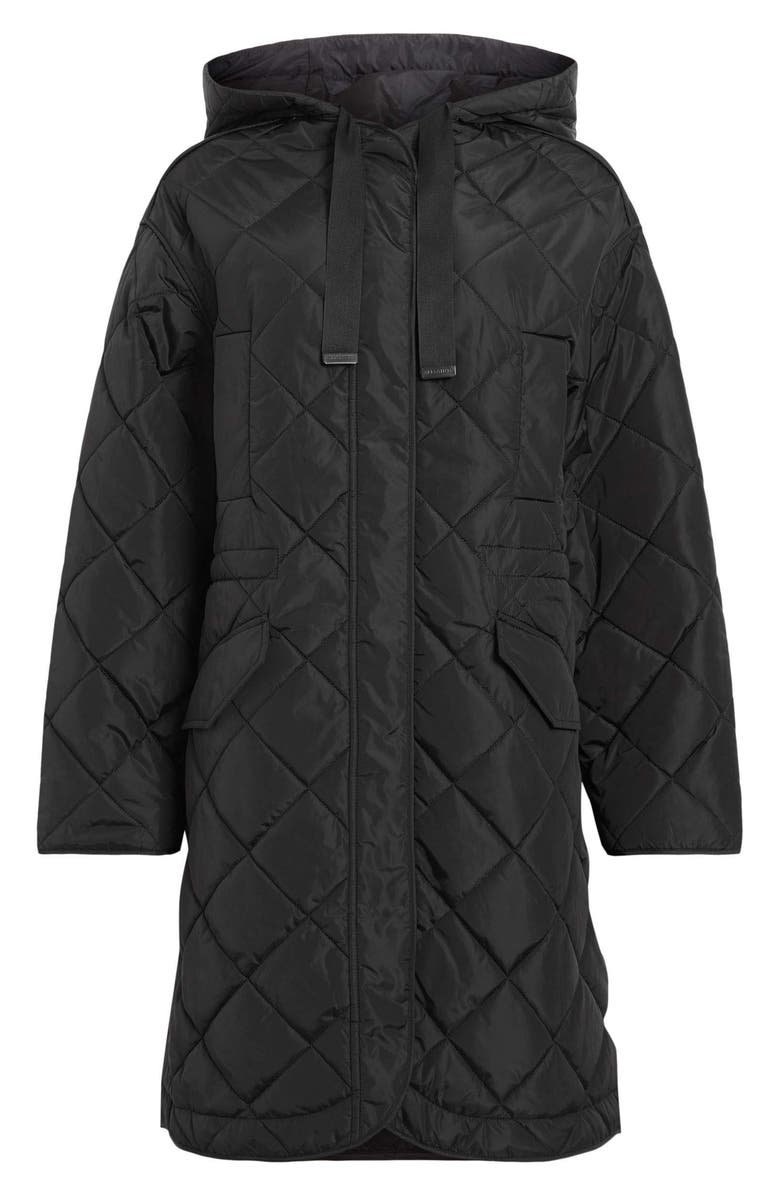AllSaints Rina Relaxed Fit Quilted Liner Coat, Alternate, color,