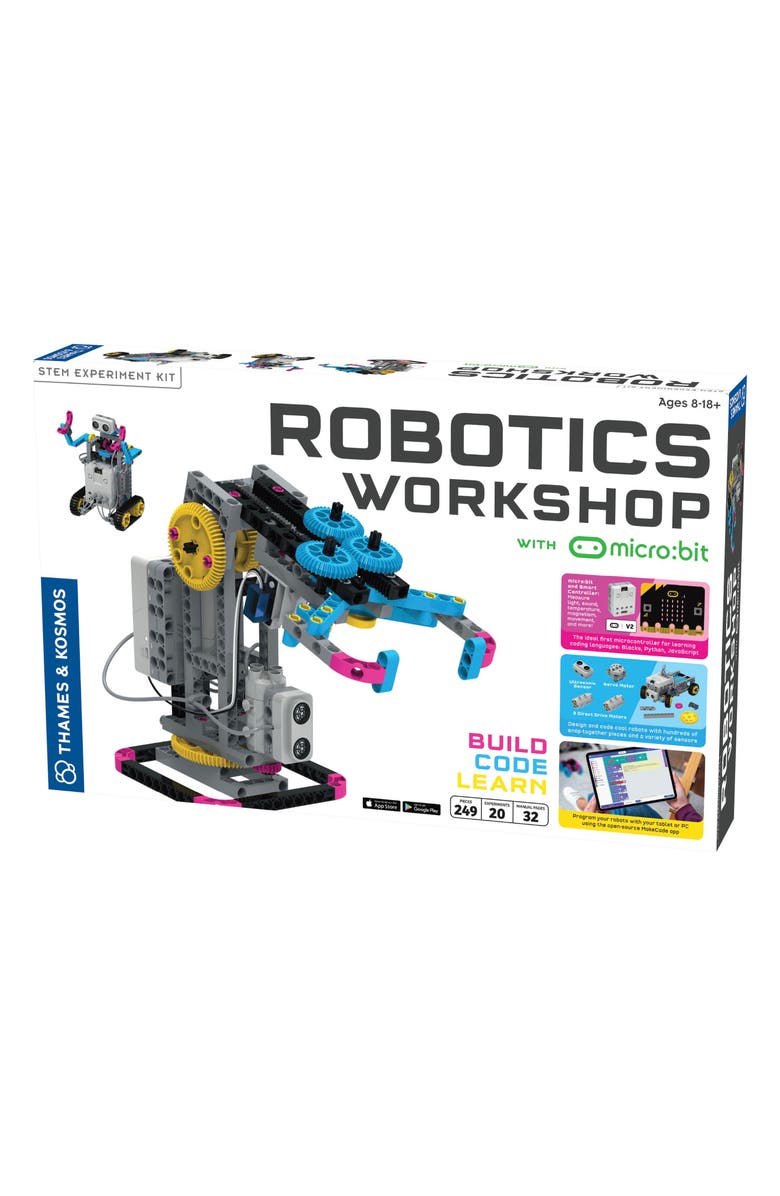 Thames & Kosmos Robotics Workshop with micro:bit Kit, Alternate, color, Multicolored