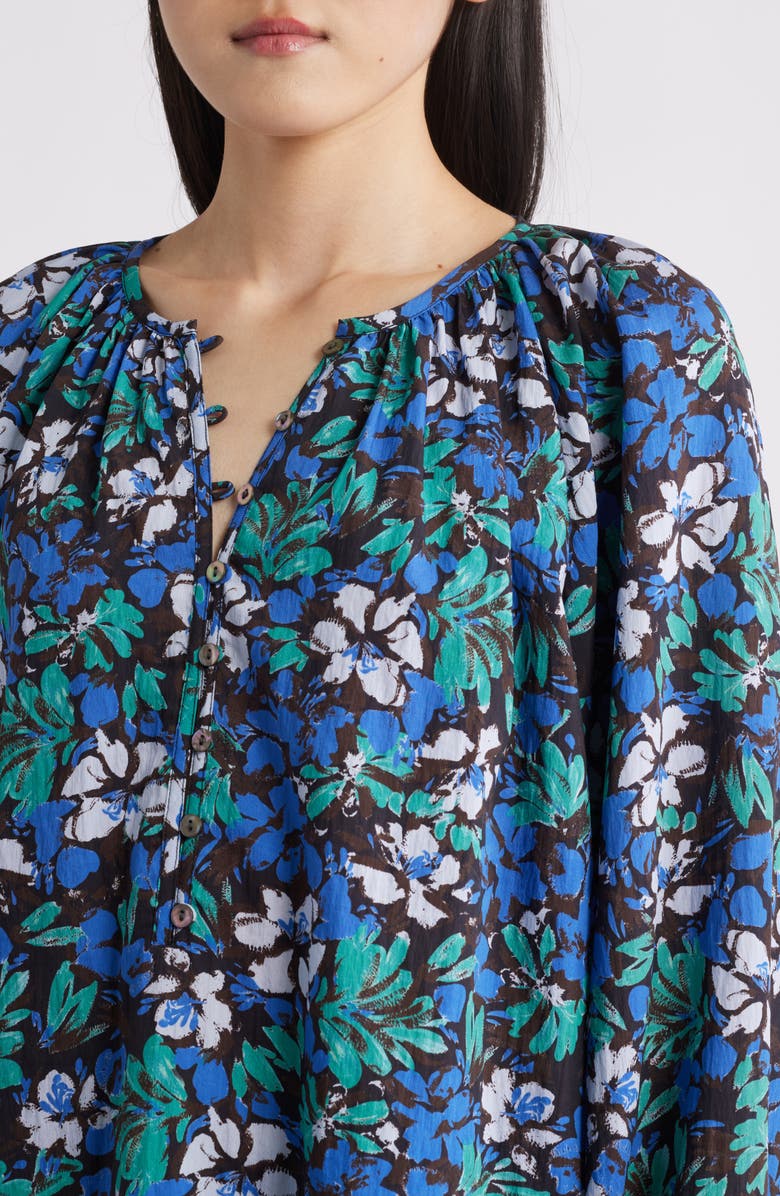 Rails Indi Floral Top, Alternate, color, Meadowlark