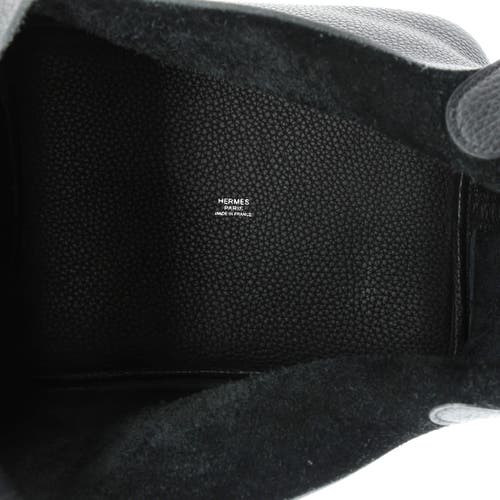 Pre-owned Hermes  Hermes Picotin Lock Bag Clemence Mm In Black