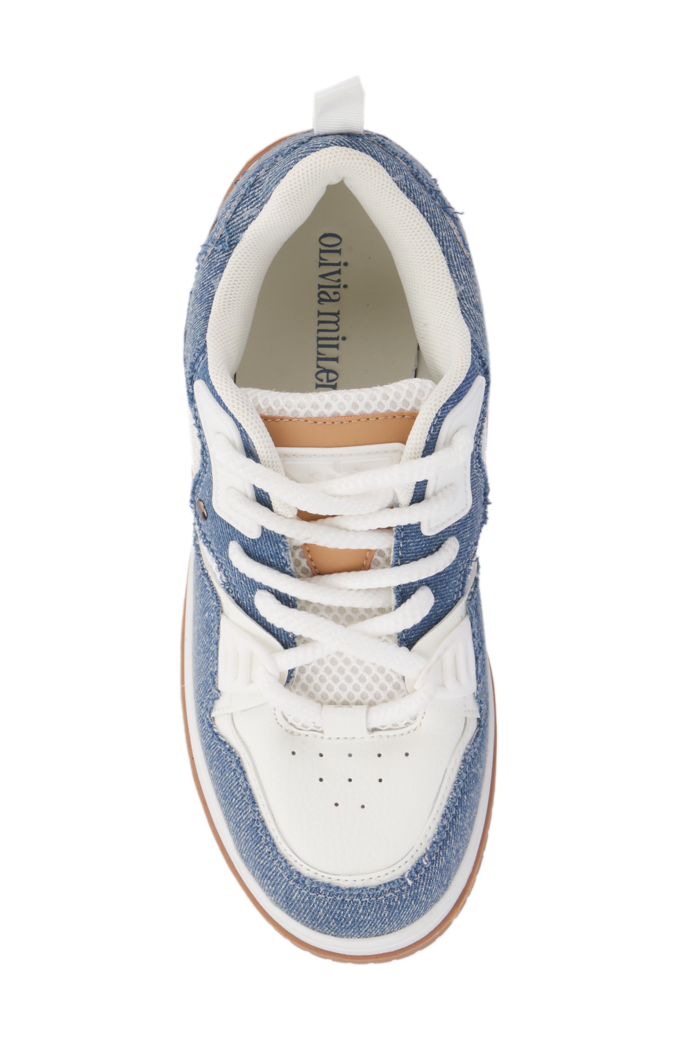 OLIVIA MILLER Famous Low Top Sneaker, Alternate, color, Blue
