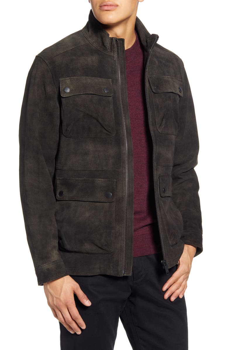 Rodd & Gunn Mansfield Leather Field Jacket, Main, color,