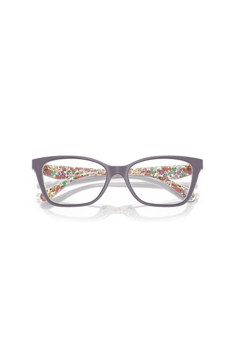 COACH 52mm Cat Eye optical glasses, Alternate, color, Violet