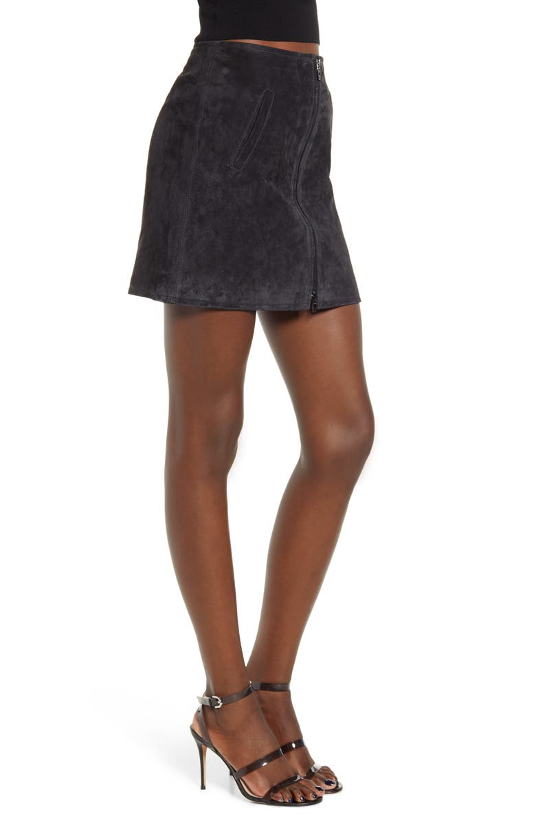BLANKNYC Suede Miniskirt, Alternate, color, 